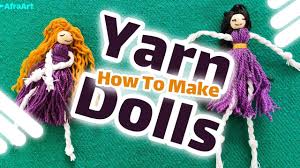 How To Make Yarn Doll | DIY Easy To Make Yarn Doll | Yarn Doll Ideas With  AfraArt - YouTube