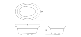 Browse kohler singapore's bathtubs shopping guide to find your perfect bathtub. K 1183 Serif 5 Foot Bath Kohler