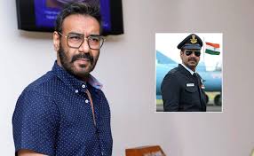 The first look of ajay devgn from upcoming war drama bhuj: Bhuj The Pride Of India Ajay Devgn S First Look As Squadron Leader Out