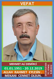 MEHMET ALİ DEMİRCİ