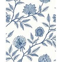 Check spelling or type a new query. Blue Floral Botanical Wallpaper You Ll Love In 2021 Wayfair