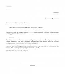 Lettre De Remboursement De Frais