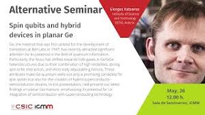 Spin qubits and hybrid devices in planar Ge