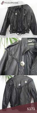 Vintage First Biker Genuine Leather Fringe Jacket Fringe Leather Jacket Fringe Jacket Leather Fringe