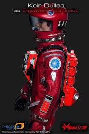 executive replicas 1 6 2001年宇宙の旅 キア デュリア ディスカバリー アストロノーツ レッド フィギュア 予約 アクションフィギュア 2001年宇宙の旅 ディスカバリー