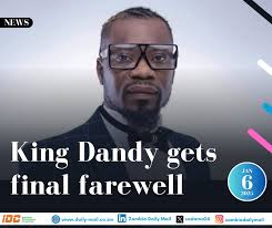 DANDY Krazy, the celebrated musician who died last week in a traffic  accident, will be buried today at Leopards Hill Memorial Park in Lusaka.  The artiste, whose real name was Wesley Chibambo,