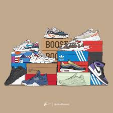 Tattoo artist, be the cult. Kickposters By Dan Freebairn On Instagram What S Your Shoe Of The Year So Far There S Been Some Sneakers Wallpaper Nike Art Sneakers Illustration