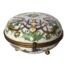 Vintage ceramic match box holder terribaywv 5 out of 5 stars (107) $ 16.99. Colorful Antique French Gien Ceramic Box Chairish