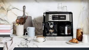 1) a spoon rest next to the stove, 2) coffee grinder, 3) coffee pot, 4) boos block, 5) small wusthof knife block that holds 3 knives, 6) paper towel holder. Best Coffee Makers To Hone Your Barista Skills At Home Homes Gardens
