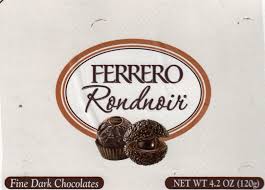The ferrero rocher was introduced in 1982 in europe. Ferrero Rondnoir Chocolate I Have Known