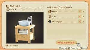Pin By Courtney House On Animal Crossing New Horizons Animal Crossing Sink Wood