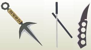 Naruto Universe Kunai V2 Chodori Sword Chakra Blades V2 Kunai Naruto Sword
