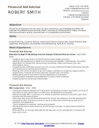 Save money and effort today by downloading our financial aid counselor job description template. Financial Aid Advisor Resume Samples Qwikresume