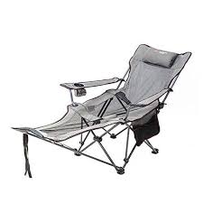 Hm Dx Outdoor Folding Chairs Camping Chairs Reclining Footrest Adjustable Back Cup Holder Foldable Recliner In 2020 Outdoor Folding Chairs Fishing Chair Folding Chair