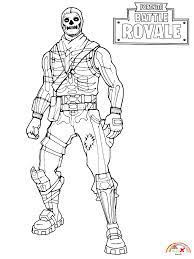 Skull Trooper Fortnite Battle Royale Coloring Pages Coloring Pages Allow Kids To Accompany Their Coloring Pages Coloring Pages For Girls Easy Coloring Pages