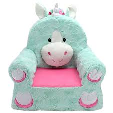 Unicorn Sweet Seat Soft Landing Www Softlandingkids Com Character Chairs Plush Chair Kids Chairs