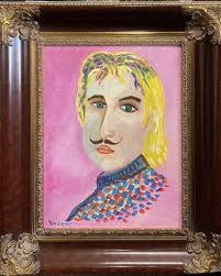 William Chambers Original Art Painting Daddy Warbucks