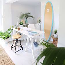 Surfboard Decor House And Home Magazine Surfboard Decor Beach Chic Decor