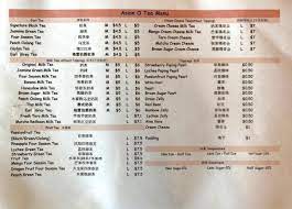 Please call the restaurant for your booking confirmation! Our Bubble Tea Menu Asian Kitchen Treendale Facebook