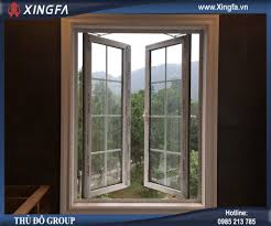 Mẫu Cửa Sổ Mở Quay 2 Cánh Nhôm Xingfa Nhập Khẩu | Thủ Đô Group