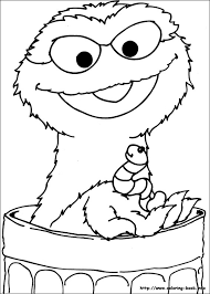 Paint online or print to color these three friends. Sesame Street Coloring Picture