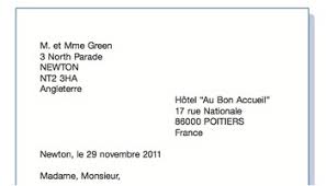 Most formal letters will start with 'dear' before the name of the person that you are make sure that each point you make is given a separate paragraph. French Letter Writing Collins Dictionary Language Blog