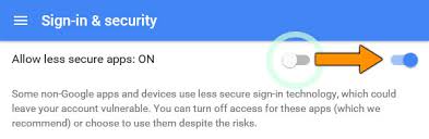 Change the allow less secure apps setting to enable. Apple Mail Archives Tech Arp