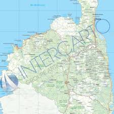 Itinéraire, budget, que voir, se déplacer autour de l'île. Carte De Haute Corse Version Administrative Et Routiere Detaillee