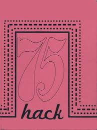 1975 Hack Yearbook by Taylor Memorial Library