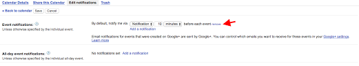 How To Set Default Notification Settings In Google Calendar Web Applications Stack Exchange
