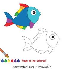 / getty images rainbow chard kicks swiss chard up a level in both looks and flavor. Rainbow Fish Animal Be Colored Coloring Stock Vector Royalty Free 1191603877