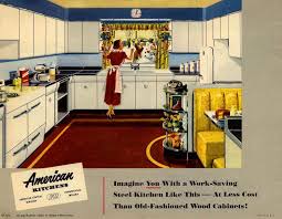 Shop kitchen cabinets and more at the home depot. Raymond Loewy Designer Of American Kitchens Brand Steel Kitchen Cabinets