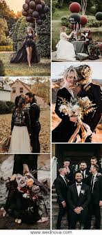 12 Formal Wedding Ideas For Your Black Themed Celebration Bronze Wedding Wedding Balloons Wedding Photos