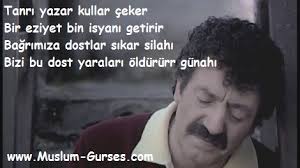 Maybe you would like to learn more about one of these? Muslum Gurses Muslum Gurses Fark Yaralari Sarki Sozler Mp3 Dinle Https Www Muslum Gurses Com Fark Yaralari Fark Yaralari Sarki Sozleri Tanri Yazar Kullar Ceker Gunahi Bir Eziyet Bin Isyani Getirir Bagrimiza Dostlar Sikar Silahi Bizi