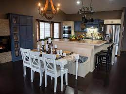 Get great dining room ideas on dining room decorating with these gorgeous dining room photos and helpful ideas on dining room makeovers. Small Kitchen And Dining Room Combination Makeovers Novocom Top