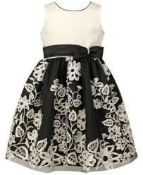 Jayne Copeland Embroidered Floral Special Occasion Dress Toddler Girls 2t 5t Black 2t Kids Fashion Dress Girls Dresses