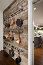 Barnwood Wall In Pantry Offers A Beautiful Accent Wall Accent Wall In Kitchen Rustic Kitchen Pantry Wall