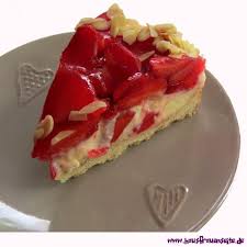 Erdbeeren Auf Murbeteig Mit Vanillecreme Erdbeerkuchenrezept Mit Bild Rezept Erdbeerkuchen Mit Vanillecreme Susse Kuchen Erdbeer Kuchen