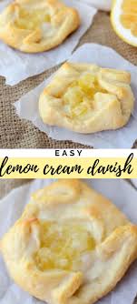 Easy Lemon Cream Danish Crazy For Crust Recipe In 2020 Lemon Recipes Food Recipes