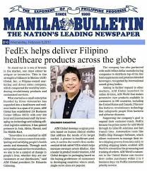 Today S Manila Bulletin Congratulations To Our Visionary President Doc Ed Cabantog Aimglobal Is Indeed Making A His Business Pages Global Business Manila