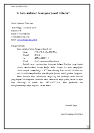 Surat lamaran kerja biasa diketik di microsoft word untuk hasil yang lebih rapi. Contoh Surat Lamaran Toko Swalayan Contoh Surat