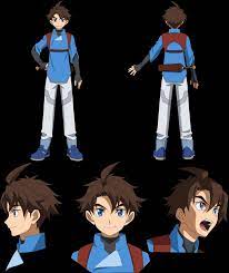 A Character Artwork Of Riku Mikami Mobile Suit Gundam Ogre