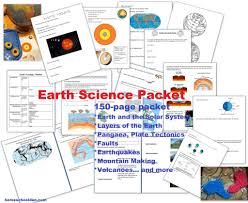 Earth Science Packet 150 Page Worksheets Hands On Activities And More Earth Science Earth Science Lessons Science Unit Studies