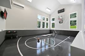In this way, the houses with basketball courts inside works like the heart of the house. The Big Splurge Indoor Basketball Courts For True Hoops Fans