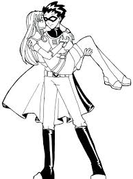This is starfire from teen titan go coloring page. Teen Titans Coloring Pages Best Coloring Pages For Kids