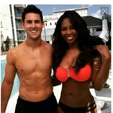 Black And White Dating Pin On Ebony Ivory Swirl