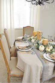 A Simple Beautiful Way To Decorate Your Dining Table For Fall 2 Ladies A Chair Fall Dining Table Dining Table Decor Autumn Dining