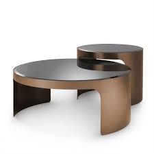 Find a variety of hammered copper coffee tables available on 1stdibs. Piemonte Set Of 2 Copper Coffee Table Eichholtz Fmdesign Elements