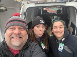 Your donations hard at work this morning!!