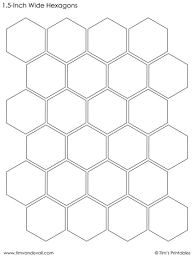 1 inch hexagon printable easy cut out. Blank Hexagon Templates Printable Hexagon Shape Pdfs